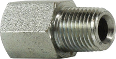 Midland Metal Mfg. 640466 9/16-18X3/8 (F ORB X M NPT ADPT), Hydraulic, Steel O-Ring Adapter, Female O-Ring to Male Pipe Adapter  | Blackhawk Supply