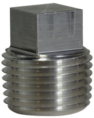 Midland Metal Mfg. 79656 1 1/4 ALUMINUM SQ. HEAD PLUG, Nipples and Fittings, Aluminum Fittings, Aluminum Square Head Plug  | Blackhawk Supply