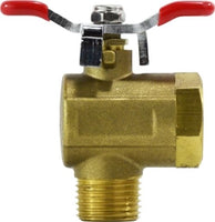 947111 | 1/4 RIGHT ANGLE T-HDLE BRASS BALL VALVE, Valves, 2017 Valves, Right Angle Brass ball Valve | Midland Metal Mfg.
