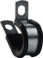 95402 | 1/4 RUBBER CLAMP 3/8 MOUNTING HOLE, Clamps, Non Perforated (Lined) Band, Rubber Clamp with 3/8 Mounting Hole | Midland Metal Mfg.