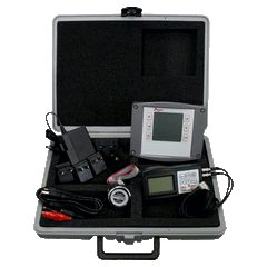 Dwyer A-IEF-KIT Series IEF Insertion Electromagnetic Flowmeter IEF/IEFB set-up kit including field set-up display, pipe thickness gauge and pipe circumference measuring tape  | Blackhawk Supply