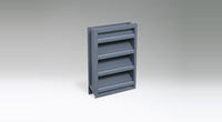 ELF375DX | Stationary Louver | Ruskin