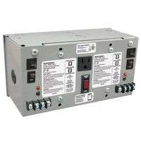 PSH100A100AB10 | Enclosed Dual 100VA 120 to 24Vac UL class 2 power supply 10A main breaker | Functional Devices