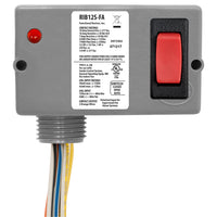 RIB12S-FA | Enclosed Relay, 10A, SPST W/override sw, Polarized 12Vdc, 12Vac | Functional Devices