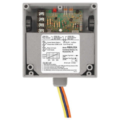 Functional Devices RIBXLCEA Enclosed Internal Low AC Sensor, Adjustable +10Amp SPDT 10-30Vac/dc Relay  | Blackhawk Supply