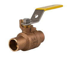 Jomar 200-807 1-1/2" Bronze Ball Valve, 2 Piece, Full Port, Threaded Connection, 600 CWP | Blackhawk Supply