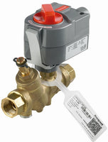 VRN2DMPXH201 | PRESSURE INDEPENDENT CONTROL VALVE WITH ELECTRIC ACTUATOR - 1-1/4 IN. NPT - 2-WAY - 10 GPM - PLATED BRASS TRIM - COMMUNICATING SYLK (FAIL CLOSED) - 24 VAC - 2 AUX SWITCHES | Honeywell