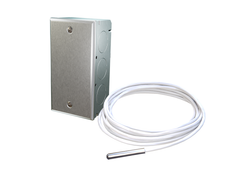 ACI A/100-LTS-GD-10' RTD 100 ohm (3 wire) | Freezer Glycol Extreme Cold Temperature Sensor | Galvanized Housing Enclosure Box | Included Wire Length: 10 feet  | Blackhawk Supply