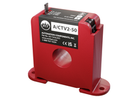 A/CTV2-50 | Current Sensor (Solid Core) | 0-10 VDC Output | Jumper Selectable Range: 0-10 | 0-20 | 0-50A | ACI