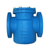 Titan BS65I1200 12" | Basket Strainer | Cast Iron | ASME Class 125 | Flanged | Bolted Cover | Epoxy Painted  | Blackhawk Supply