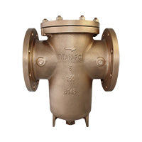 Titan BS95AB0500 5" | Basket Strainer | Aluminum Bronze | Flanged | Bolted Cover  | Blackhawk Supply