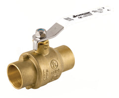 Jomar 100-119SSG JF-100SG | 2-1/2" | 2 Piece | Full Port | Solder Connection | 600 WOG | Stainless Steel Ball and Stem  | Blackhawk Supply