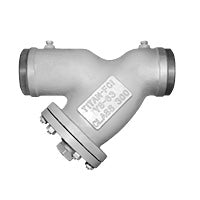 Titan YS63C0400 4" Y Strainer | Carbon Steel | ANSI Class 300 | Butt Weld Ends Sch. 40 | Bolted Cover | Epoxy Painted | Plugged Blow-off  | Blackhawk Supply