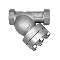 Titan YS83S0250 2.5" Y Strainer | Stainless Steel | ANSI Class 1500 | Threaded Ends | Bolted Cover  | Blackhawk Supply