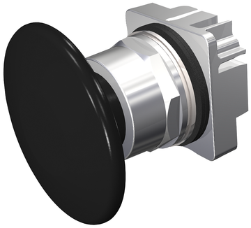 Siemens Electrical 52PM9V1 PUSHBUTTON | MOM | BLK | 2 1/2" PLASTIC | 2POS  | Blackhawk Supply