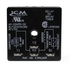 Rheem-Ruud 42-22655-02 Time Delay Relay-DelayOn Break  | Blackhawk Supply