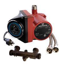 GRUNDFOS UP15-10SU7P TLC - 115v Comfort Pump - Comfort Hot Water Recirculation Pump 3/4" Npt Includes Timer Line Cord Check Valve Tank Fittings 1 Valve & 2 Flex Hoses 00595916  | Blackhawk Supply