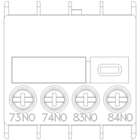 3RH29111MA20 | AUX. SWITCH 2NO WIRE BELOW SCREW | Siemens Electrical