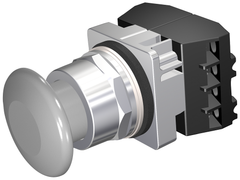 Siemens Electrical 52PM9W6G PUSHBUTTON | MOM | GRY | 1 3/4" PLST | 2POS | 2NC  | Blackhawk Supply