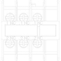 Siemens Electrical 3RH29114HA03 AUX. SWITCH 3NC FOR S00 RING LUG  | Blackhawk Supply
