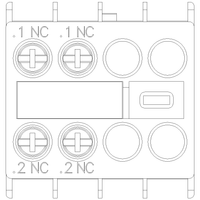 3RH29111HA02 | AUX. SWITCH 2NC FOR S00 SCREW | Siemens Electrical