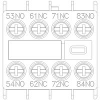 3RH29111XA220MA0 | AUX. SWITCH 2NO+2NC FOR S00 & S0 SCREW | Siemens Electrical