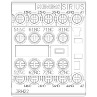 3RH22441BF40 | CONTACTOR RELAY 4NO+4NC DC 110V SCREW | Siemens Electrical