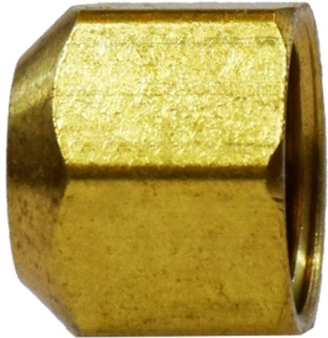 Midland Metal Mfg. 10074 3/16 FLARE CAP, Brass Fittings, SAE 45 Deg Flare, Flared Cap  | Blackhawk Supply