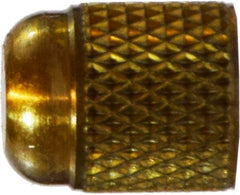 Midland Metal Mfg. 10081 1/4 FINGER TIGHT CAP, Brass Fittings, SAE 45 Deg Flare, Finger Tightening Cap  | Blackhawk Supply