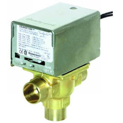 HONEYWELL HOME V8044A1044/U Zone Valve 3-Way Diverting 3/4 Inch Brass Sweat 7 Cv 125 Pounds per Square Inch  | Blackhawk Supply