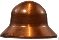 10095 | 1/4 FLARE BONNET, Brass Fittings, SAE 45 Deg Flare, Copper Bonnet | Midland Metal Mfg.