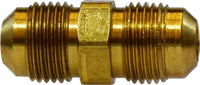 10104 | 1/8 MALE FLARE UNION, Brass Fittings, SAE 45 Deg Flare, Flare Union | Midland Metal Mfg.