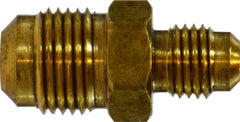 Midland Metal Mfg. 10117 5/16 X 1/4 REDUCNG M FLARE UNION, Brass Fittings, SAE 45 Deg Flare, Reducing Flare Union  | Blackhawk Supply