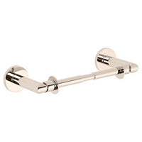 990-1500/15S | Toilet Paper Holder East Linear Double Post Satin Nickel PVD Brass 8-3/4 Inch 3-5/8 Inch Wall Mount | Newport Brass