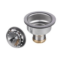 18BN | Basket Strainer with Brass Nut Chrome Stainless Steel | Dearborn Plastic