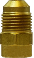 10462 | 1/4 X 3/8 (M FLARE X FE FLARE ADP), Brass Fittings, SAE 45 Deg Flare, Flare Reducer | Midland Metal Mfg.