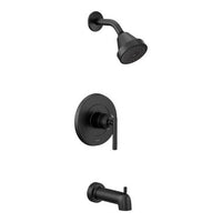 UT2903EPBL | Tub and Shower Trim Gibson Eco-Performance 1 Lever Matte Black ADA 1.75 Gallons per Minute 3-3/5IN 1 Function | Moen