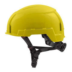 Milwaukee 48-73-1303 Hard Hat Safety Type 2 Class E Unvented Yellow 6.5W x 9H x 12D Inch ANSI/ISEA Z89.1  | Blackhawk Supply