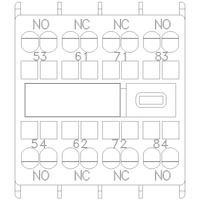 3RH29112GA22 | AUX. SWITCH 2NO+2NC FOR S00 SPRING | Siemens Electrical