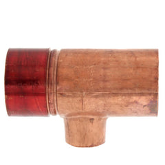 Bell & Gossett 108120 1" x 1/2" Copper Red Ring Monoflo Tee  | Blackhawk Supply