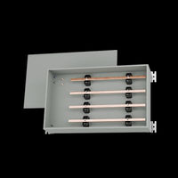 1100 BTCU082003 | Type 1 | Bus bar splitter trough with copper bus bars and cover secured by screws | 96L x 30W x 9H (in) | EXM