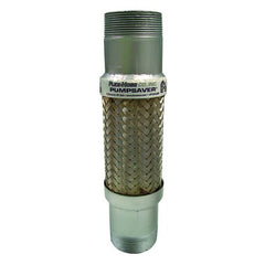 Flex Hose 12X12SSMN Hose Stainless Steel Flex 1/2 x 12 Inch 304 Stainless Steel Schedule 40 MPT  | Blackhawk Supply