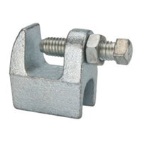 62G0038 | Beam Clamp Small Mouth 3/8 Inch Electro-Galvanized Import | Hangers