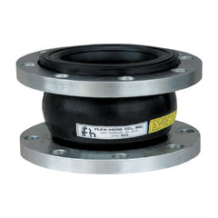 Flex Hose 2X6NNS Connector 2 x 6 Inch Neoprene 150 PSI Single Sphere Expansion Joint Flange  | Blackhawk Supply