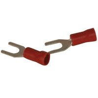 86601 | Spade Connector Forked #10 Stud 13/64 ID Insulated 16-14 American Wire Gauge 100 Pack 105 Degree Celsius | Mars Controls