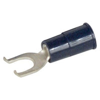 86295 | Spade Connector Forked Flanged #10 Stud 13/64 ID Insulated 12-10 American Wire Gauge 12 Pack 105 Degree Celsius | Mars Controls