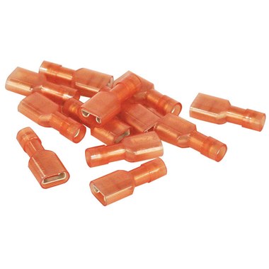 Mars Controls 86508 Quick Disconnect Connector Fully Insulated 100 Pack 16-14 American Wire Gauge 1/4 Inch Female  | Blackhawk Supply