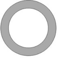 112TFR18 | Gasket Ring 1-1/2 Inch 1/8 Inch Teflon 150 | Gaskets