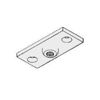 41AG0038 | Hanger Flange Plate Electro-Galvanized 3/8 Inch Import | Hangers