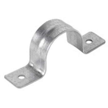 Hangers 231G0200 Pipe Strap Two Hole 2 Inch Electro-Galvanized Import  | Blackhawk Supply